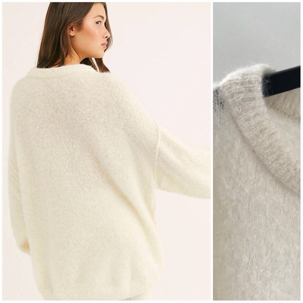 NWT - Free People Angelic Sweater - Picture 1 of 13